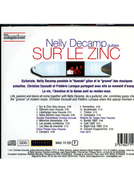 Nelly Decamp - Sur le zinc
