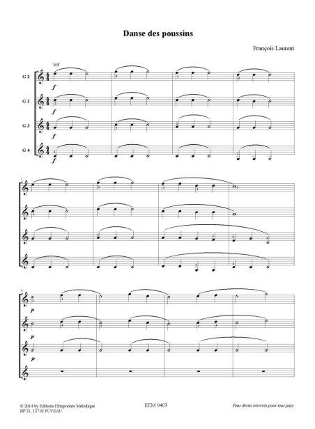 François Laurent - Minaudanses (first book)