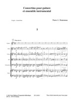 Pierre-Arnaud Destremau - Concertino for  guitare - separate parts