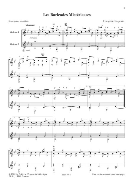 Couperin, Rameau, Duphly - Rondeaux