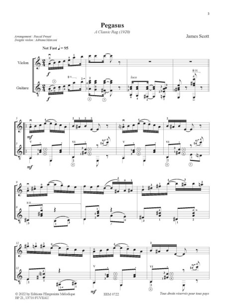 James Scott - Trois ragtimes