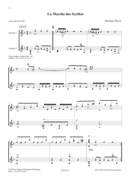 Pancrace Royer - La marche des Scythes