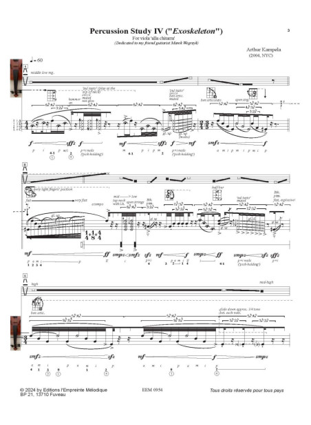 Arthur Kampela - Percussion study IV