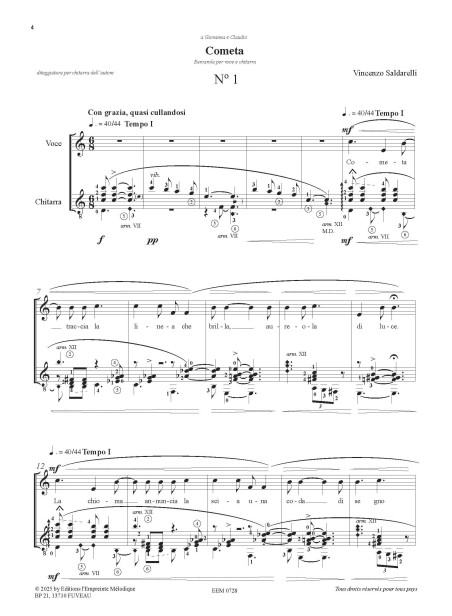 Vincenzo Saldarelli - Chitarra da camera
