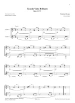 Chopin, grande valse brillante opus 34 n°2 - Hensel-Mendelssohn, Mélodie pour le piano opus 4 n°2
