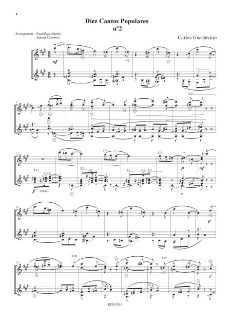 Carlos Guastavino - 10 cantos populares PDF
