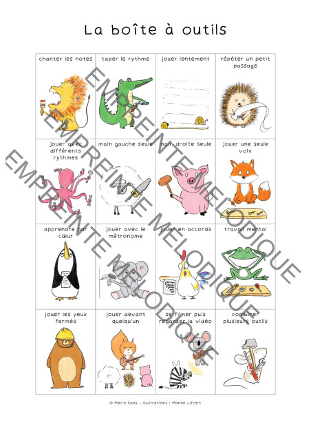 Sans Marie - La boite à outils