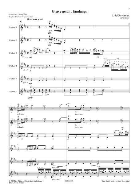 Luigi Boccherini - Grave assai y Fandango