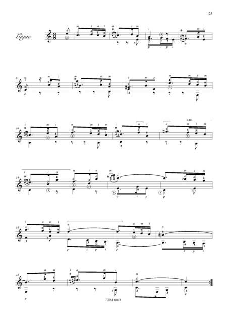 Jean-Sebastien Bach - suite n°3 pour luth BWV 995 PDF