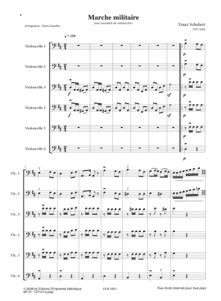 Franz Schubert - Marche militaire PDF