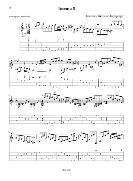 Giovanni G. Kapsperger - Tocatas 5 a 8 PDF