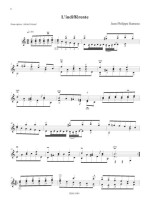 Jean-Philippe Rameau - Quatre pièces pour guitare