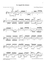 Jean-Philippe Rameau - Quatre pièces pour guitare