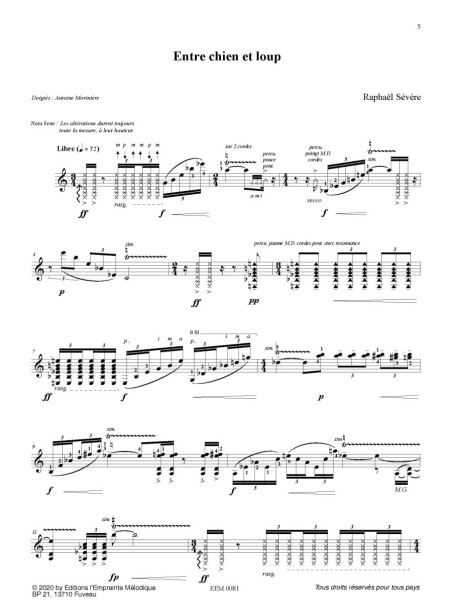 Raphaël Sévère - Entre chien et loup