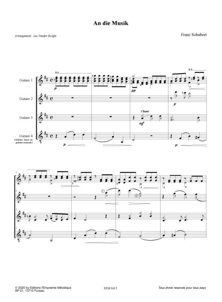 Franz Shubert - An die musik