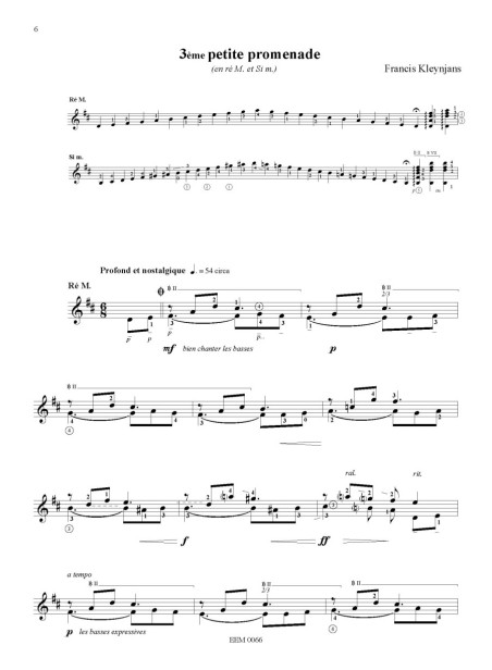 Francis Kleynjans - 12 petites promenades par tous les tons