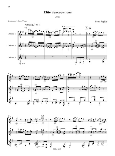 Scott Joplin - trois ragtimes