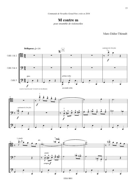 Marc-Didier Thirault - quatre chemins à violoncelle