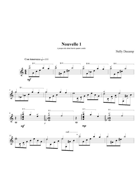 Nelly Decamp - Nouvelles