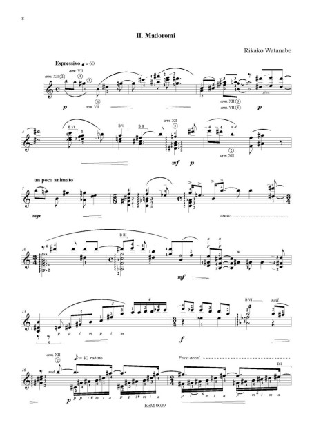 Rikako Watanabe - Suite pour guitare