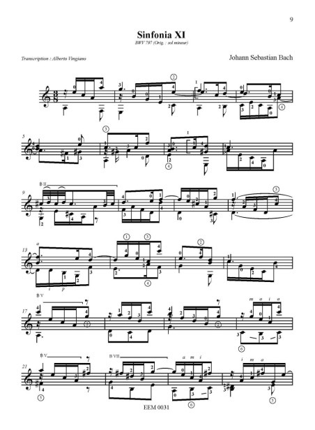 Johann-Sebastien Bach - Trois Sinfonias